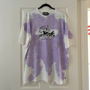 NWT PAS DE MER TSHIRT IN TIE DYE PURPLE SZ L
